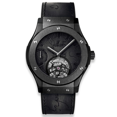 Hublot Classic Fusion Tourbillon Power Reserve 5 Days Berluti Scritto All Black 45mm 505.CM.0500.VR.BER17