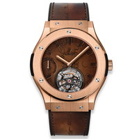 Hublot Classic Fusion Tourbillon Power Reserve 5 Days Berluti Scritto King Gold 45mm 505.OX.0500.VR.BER17