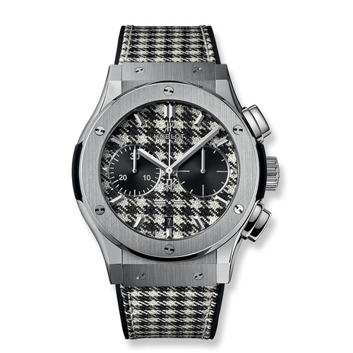 Hublot Classic Fusion Chronograph Italia Independent Pieds-De-Poule Titanium 45mm 521.NX.2702.NR.ITI17