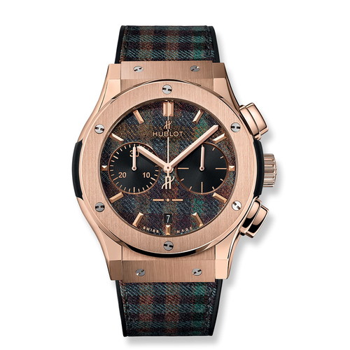 Hublot Classic Fusion Chronograph Italia Independent Tartan King Gold 45mm 521.OX.2705.NR.ITI17