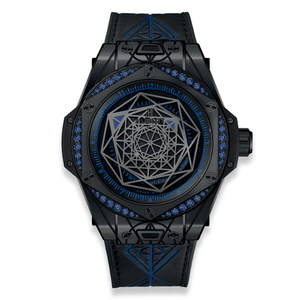 Hublot Big Bang Sang Bleu All Black Blue 465.CS.1119.VR.1201.MXM18