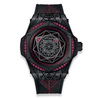 Hublot Big Bang Sang Bleu All Black Red 465.CS.1119.VR.1202.MXM18