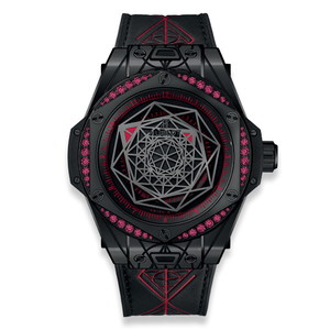 Hublot Big Bang Sang Bleu All Black Red 465.CS.1119.VR.1202.MXM18
