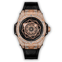 Hublot Big Bang Sang Bleu King Gold Pave 465.OS.1118.VR.1704.MXM18