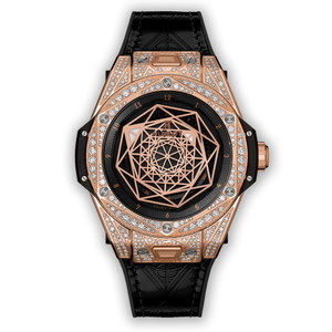 Hublot Big Bang Sang Bleu King Gold Pave 465.OS.1118.VR.1704.MXM18