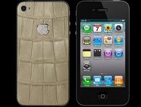 IPHONE 4 LUXURY DIAMOND ALLIGATOR