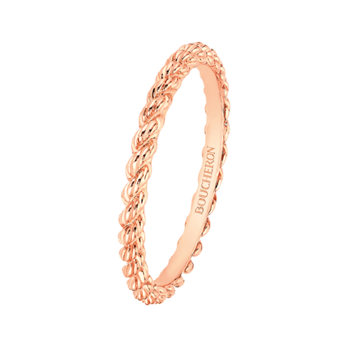 Boucheron Serpent Boheme Pink Gold Wedding Band