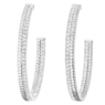Boucheron Quatre Radiant Edition white Hoop Earrings