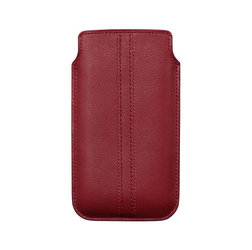 Вертикальный Чехол Vertu Signature Touch из бордовой кожи