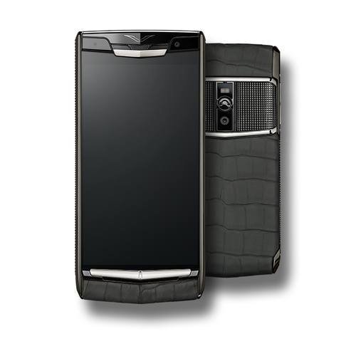 VERTU SIGNATURE TOUCH NEW CLOUS DE PARIS ALLIGATOR