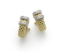 Fope серьги MAORI Yellow Gold Diamond Earrings OR155 BBR