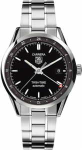 TAG Heuer Carrera Twin Time Automatic 39 mm WV2115.BA0787