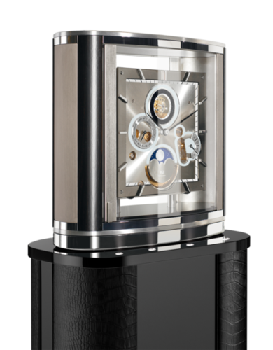 Настольные часы Buben & Zorweg Ellipse Grand Revers Tourbillon Black Magic