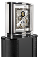 Настольные часы Buben & Zorweg Ellipse Grand Revers Tourbillon Rhodium