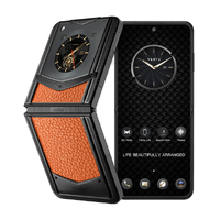 VERTU Ironflip Dawning Orange Calfskin