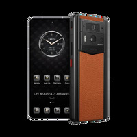 VERTU METAVERTU 2 DAWNING ORANGE CALFSKIN PHONE WEB3 AI DAWNING