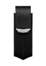 Вертикальный чехол Vertu Signature S из черной седельной кожи с застежкой из стали
