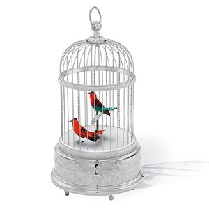Reuge Voliere de la Cour Rhodium