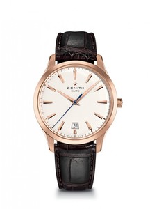 Zenith Elite Captain Central Second (RG/ Silver/ Leather) 18.2020.670/01.C498