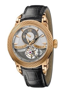 Arnold & Son Dead Beat Tourbillon (RG / Silver / Leather)
