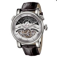 Arnold & Son Grand Tourbillon (WG / Silver / Leather)