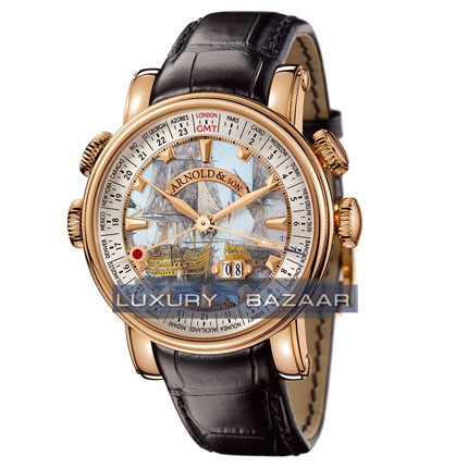 Arnold & Son Hornet The Battle (RG / White-HMS Victory / Leather)