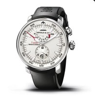 Arnold & Son White Ensign 7 Days (SS / Silver / Rubber)