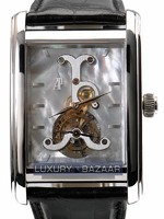 Audemars Piguet Edward Piguet Tourbillon (WG / MOP / Black Leather Strap)