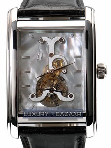 Audemars Piguet Edward Piguet Tourbillon (WG / MOP / Black Leather Strap)
