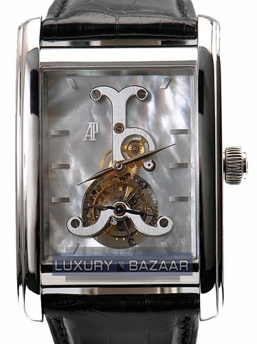 Audemars Piguet Edward Piguet Tourbillon (WG / MOP / Black Leather Strap)