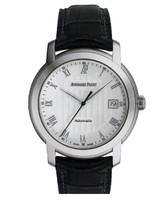 Audemars Piguet Jules Audemars Date (WG / Silver / Leather)