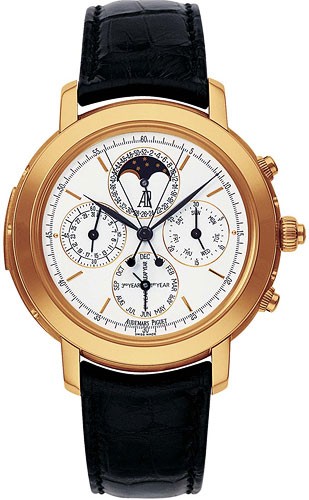 Audemars Piguet Jules Audemars Grand Complication (RG / Silver / Leather Strap)