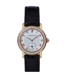 Audemars Piguet Jules Audemars Lady (RG-Diamonds-Silver-Leather)