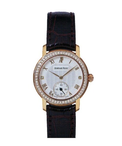 Audemars Piguet Jules Audemars Lady (RG-Diamonds-Silver-Leather)