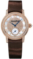 Audemars Piguet Jules Audemars Lady (RG-Diamonds / MOP-Diamonds / Brown Satin Strap)
