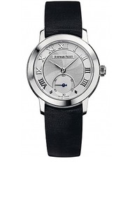 Audemars Piguet Jules Audemars Lady (WG / Silver / Black Satin Strap) 77229BC.ZZ.A001MR.01