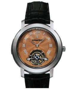 Audemars Piguet Jules Audemars Tourbillon Minute Repeater (Platinum / Silver / Leather)