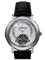 Audemars Piguet Jules Audemars Tourbillon Minute Repeater (WG / Silver / Leather)