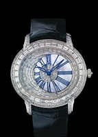 Audemars Piguet Millenary Baguette-Cut Diamonds (WG-MOP-Leather)