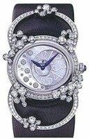 Audemars Piguet Millenary Lady (WG-Diamonds / Black-Diamonds / Satin Strap)