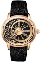 Audemars Piguet Millenary Marita (RG / Black / Leather Strap)