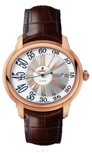 Audemars Piguet Millenary Novelty Automatic (RG / White / Leather)