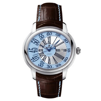 Audemars Piguet Millenary Novelty Automatic (WG / Light Blue / Leather)