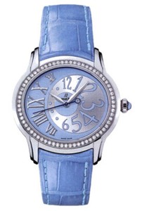 Audemars Piguet Millenary Novelty Ladies (Steel / Light Blue / Leather)