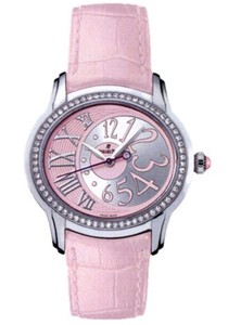Audemars Piguet Millenary Novelty Ladies (Steel / Pink / Leather)