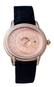 Audemars Piguet Millenary (RG-Diamonds / RG-Diamonds / Leather Strap)