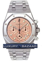 Audemars Piguet Royal Oak Chronograph (18kt WG / Salmon / 18kt WG)
