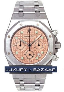 Audemars Piguet Royal Oak Chronograph (18kt WG / Salmon / 18kt WG)