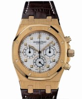 Audemars Piguet Royal Oak Chronograph (RG / Silver / Leather)