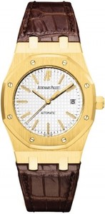 Audemars Piguet Royal Oak Chronograph (YG / Silver / Leather)